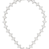 Collana Clover in bianco Darkai - unisex 