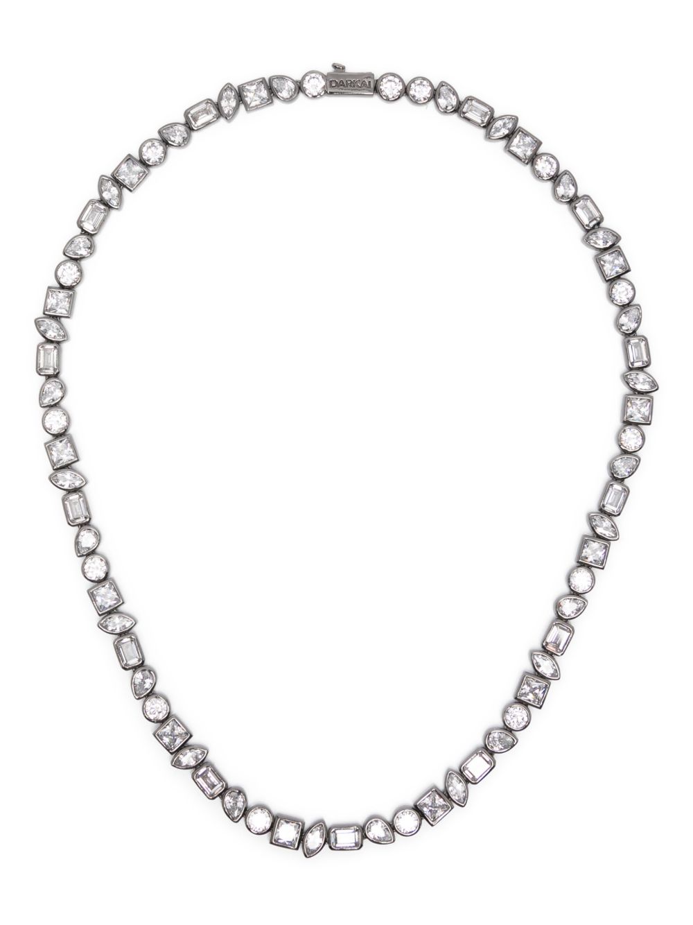 Collana con cristalli misti in argento Darkai - unisex 