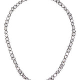 Collana con cristalli misti in argento Darkai - unisex 