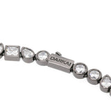Collana con cristalli misti in argento Darkai - unisex 