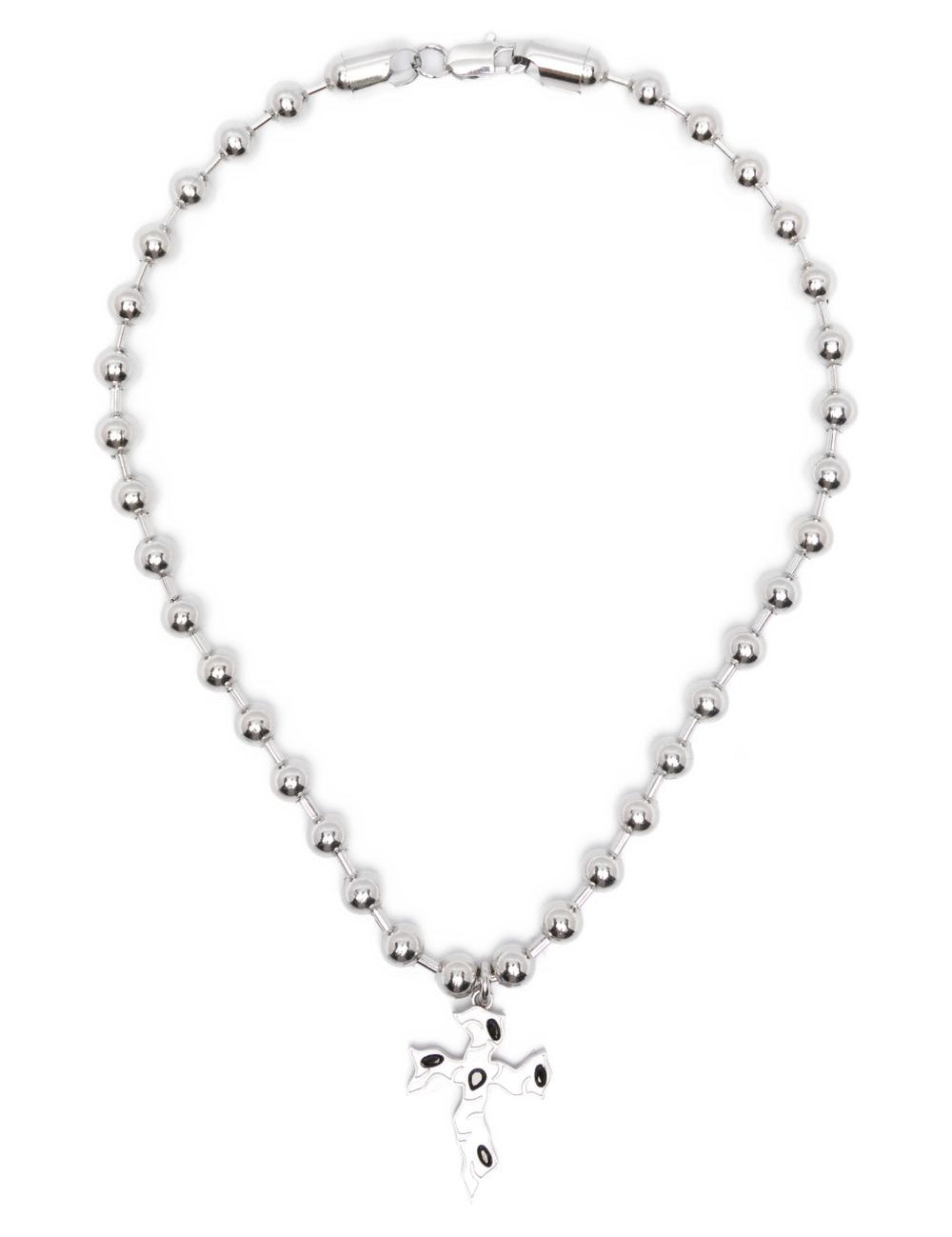 Collana Tipsy Cross in argento Darkai - unisex 