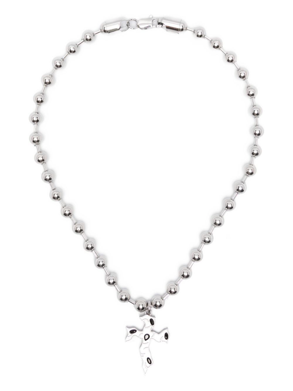 Collana Tipsy Cross in argento Darkai - unisex 