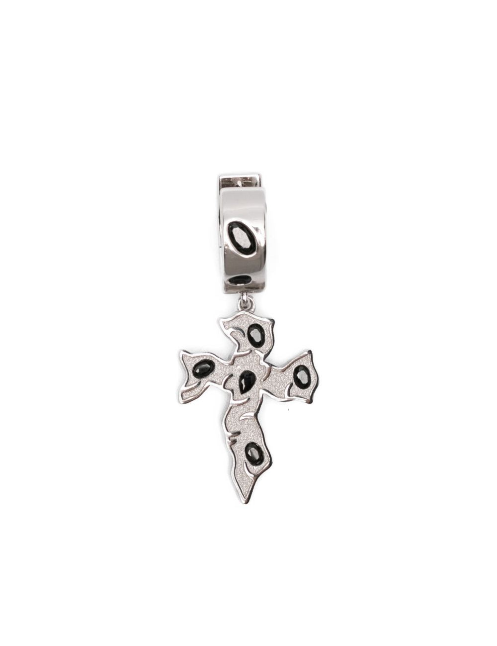 Orecchini Tipsy Cross in argento Darkai - unisex 