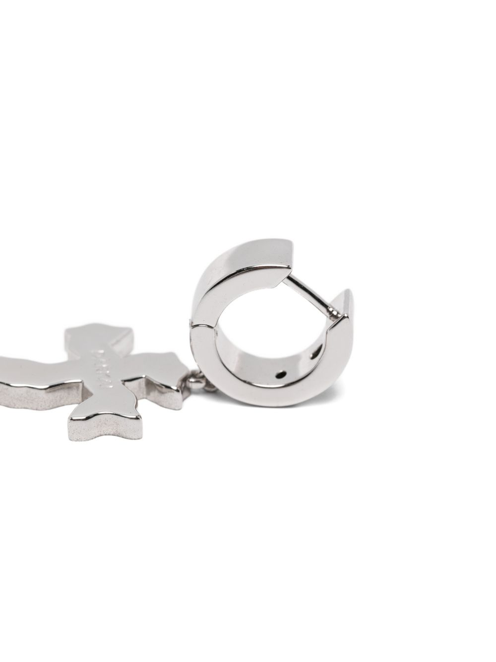 Orecchini Tipsy Cross in argento Darkai - unisex 