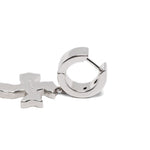 Orecchini Tipsy Cross in argento Darkai - unisex 