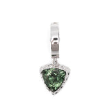Orecchini con tormalina in argento Darkai - unisex 