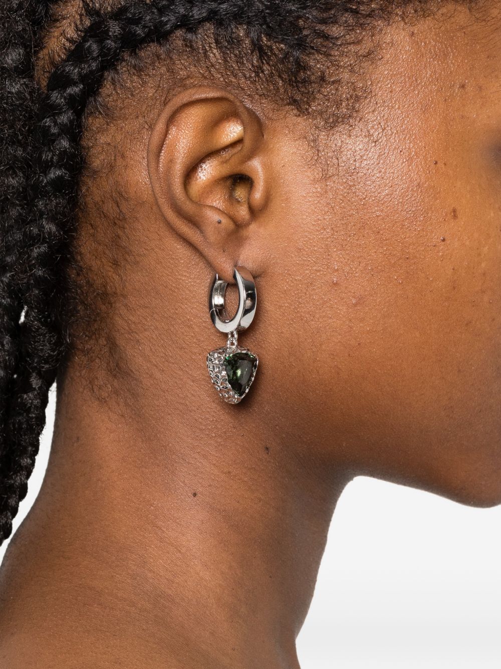 Orecchini con tormalina in argento Darkai - unisex 