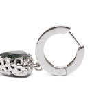 Orecchini con tormalina in argento Darkai - unisex 