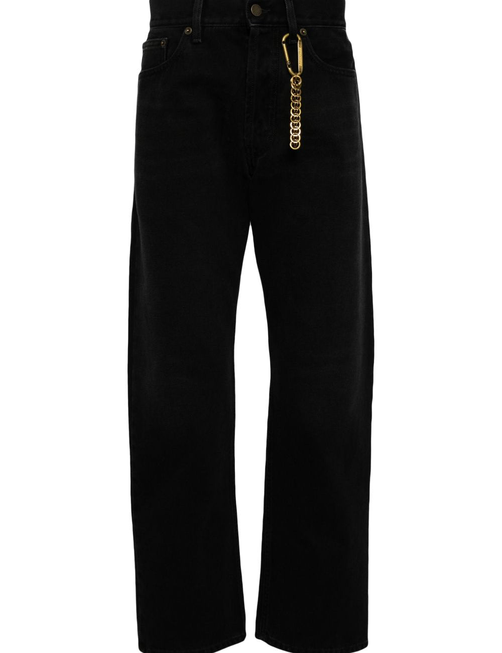 Jeans dritti con vita media Larry in nero Darkpark - uomo 
