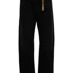 Jeans dritti con vita media Larry in nero Darkpark - uomo 