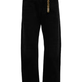 Jeans dritti con vita media Larry in nero Darkpark - uomo 