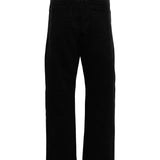 Jeans dritti con vita media Larry in nero Darkpark - uomo 