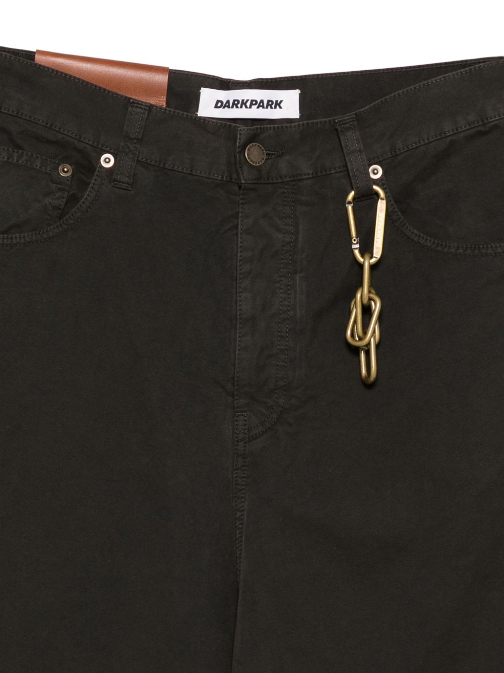 Pantaloni a gamba larga in marrone Darkpark - uomo 