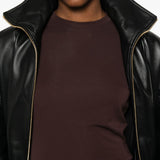 Top a maniche lunghe in marrone  Darkpark - donna 