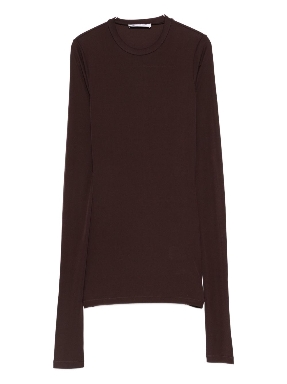 Top a maniche lunghe in marrone  Darkpark - donna 