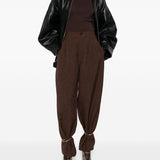 Top a maniche lunghe in marrone  Darkpark - donna 