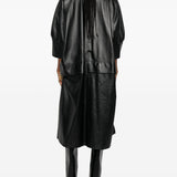 Cappotto con cintura in nero Darkpark - donna 