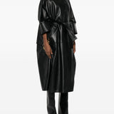 Cappotto con cintura in nero Darkpark - donna 