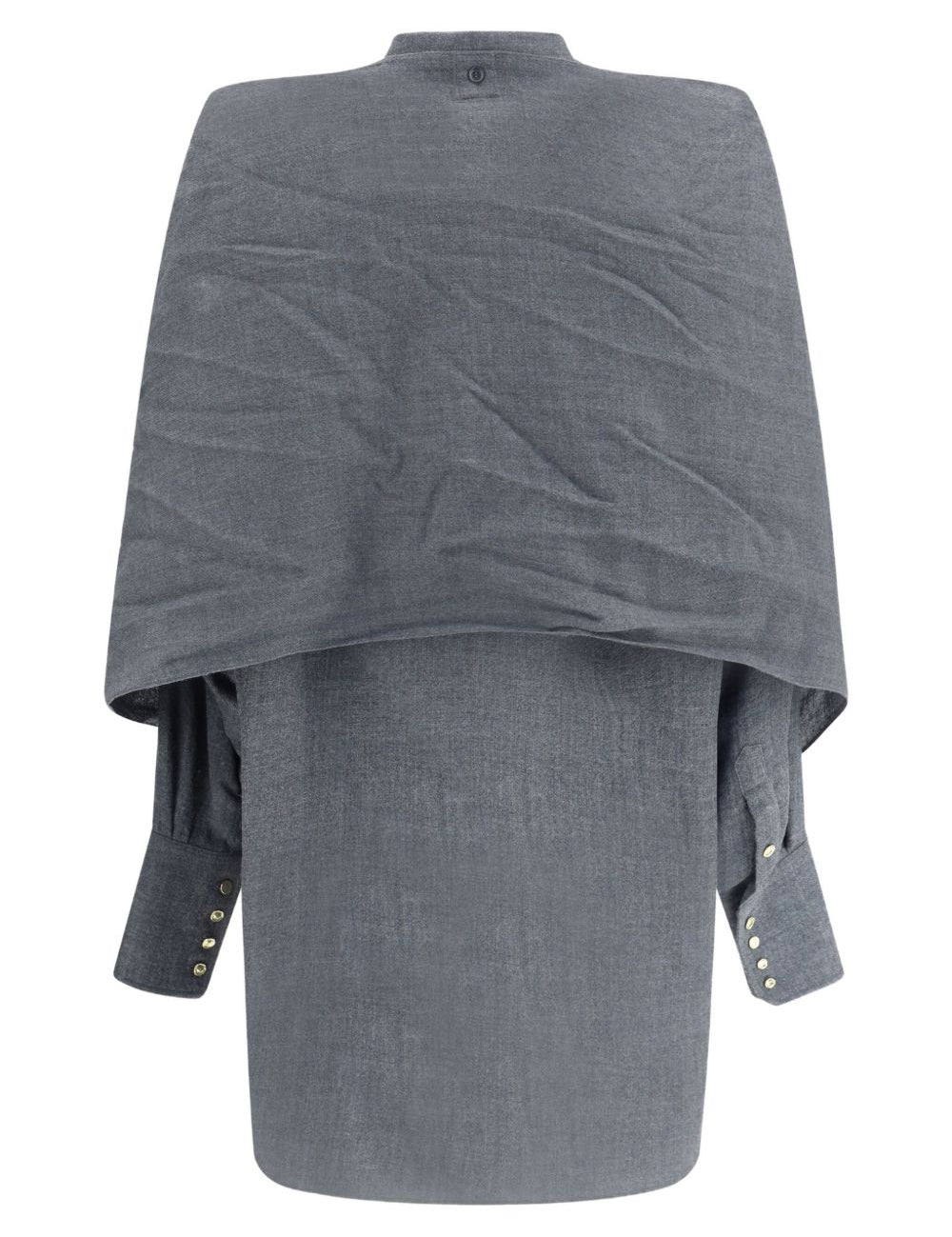Camicia Georgia con sciarpa staccabile in grigio Darkpark - donna 