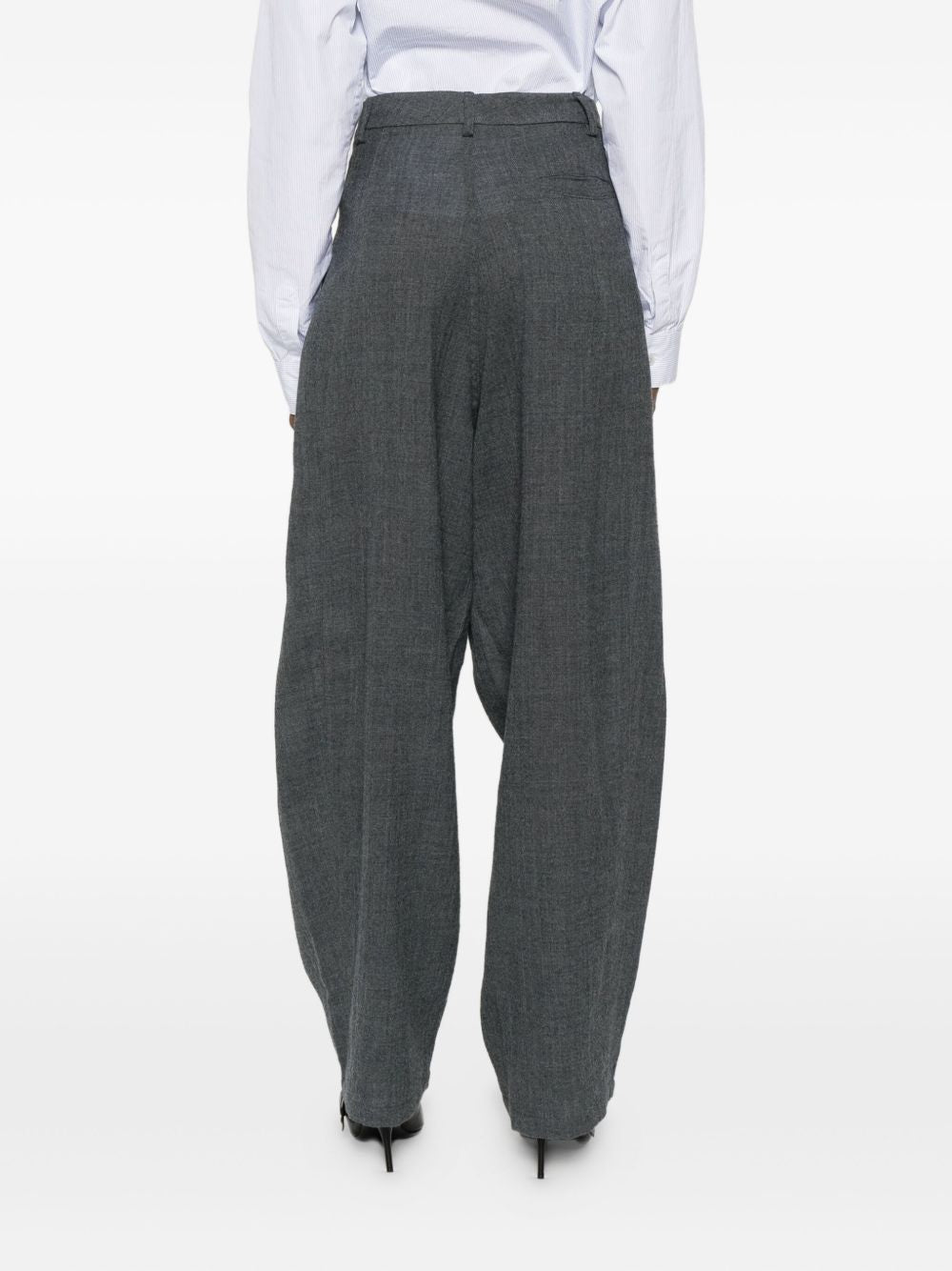Pantaloni a palazzo in grigio Darkpark - donna 