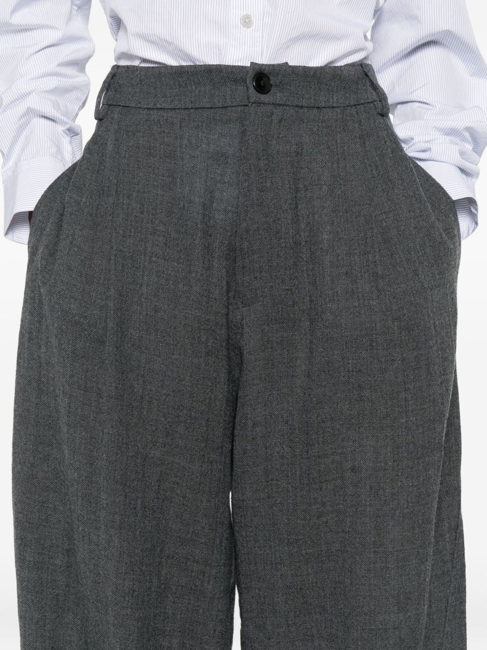 Pantaloni a palazzo in grigio Darkpark - donna 