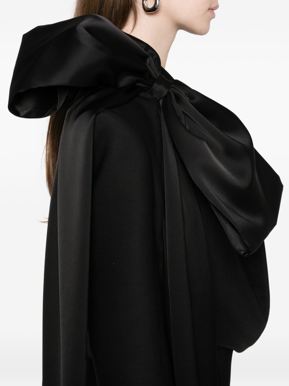 Abito stile blazer con fiocco  in nero David koma - donna 