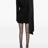 Abito stile blazer con fiocco  in nero David koma - donna 