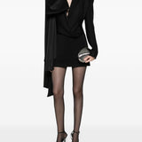 Abito stile blazer con fiocco  in nero David koma - donna 