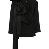 Abito stile blazer con fiocco  in nero David koma - donna 