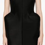 Miniabito con fianchi in nero David koma - donna 