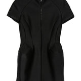 Miniabito con fianchi in nero David koma - donna 