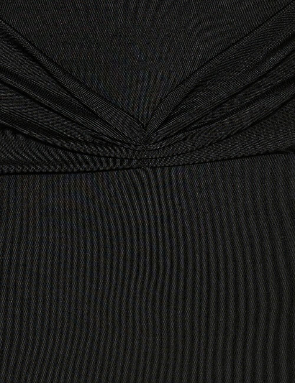 Abito mini con strascico in nero David Koma - donna 