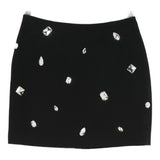 Minigonna con strass in nero David Koma - donna 
