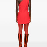 Abito corto con strass in rosso David Koma - donna 