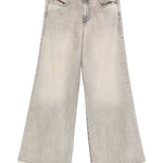 Jeans con orlo grezzo in grigio Diesel - uomo 