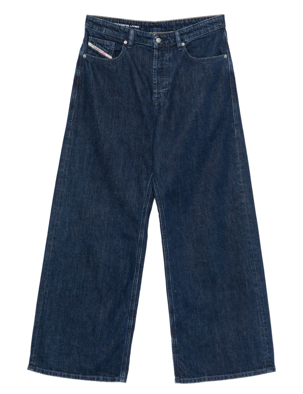 Jeans a gamba ampia in blu Diesel - unisex 