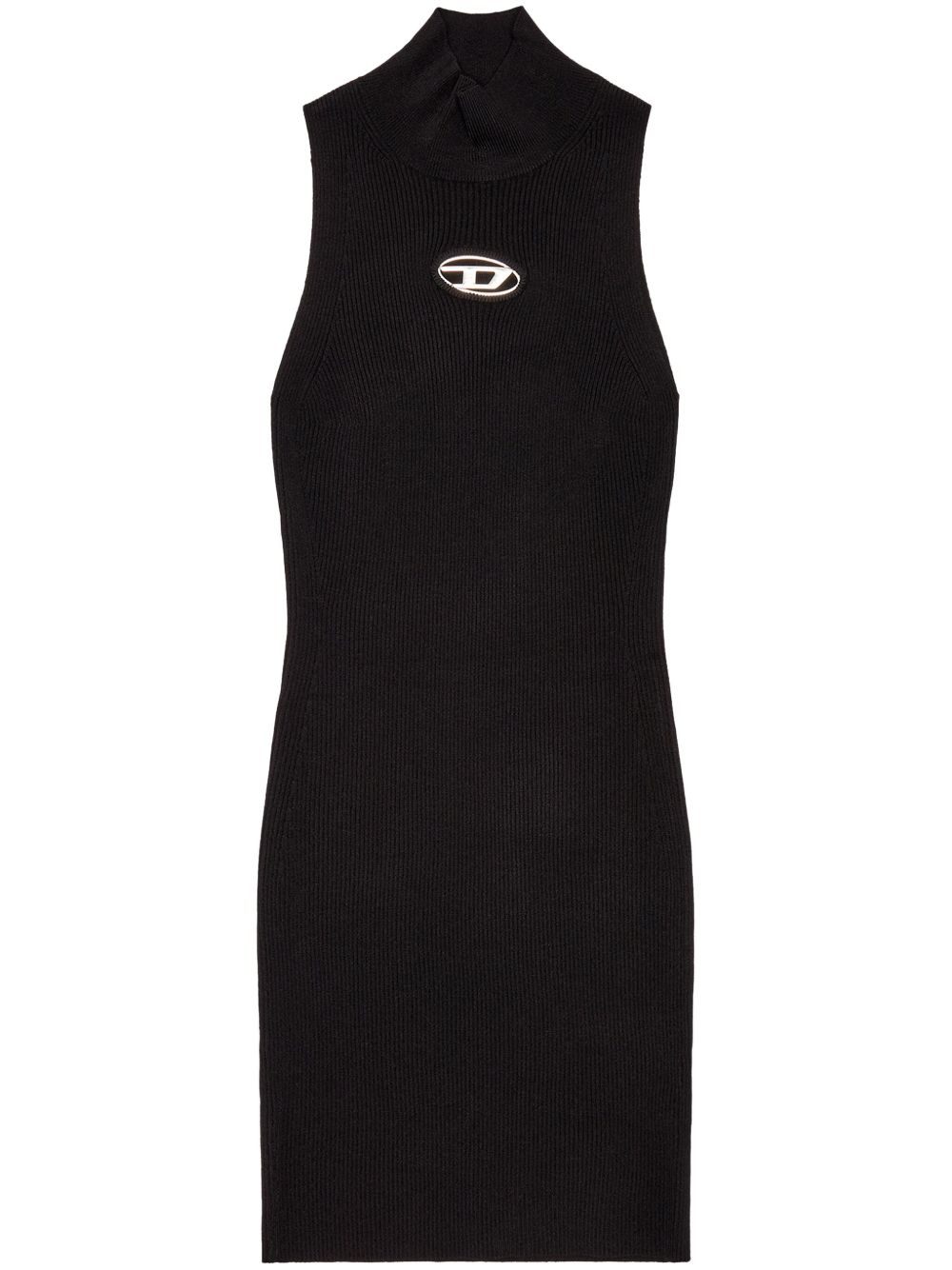 Abito M-Onervax con collo alto  in nero Diesel - donna 