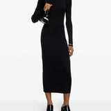 Abito a maniche lunghe con logo m-onervax in nero Diesel - donna 