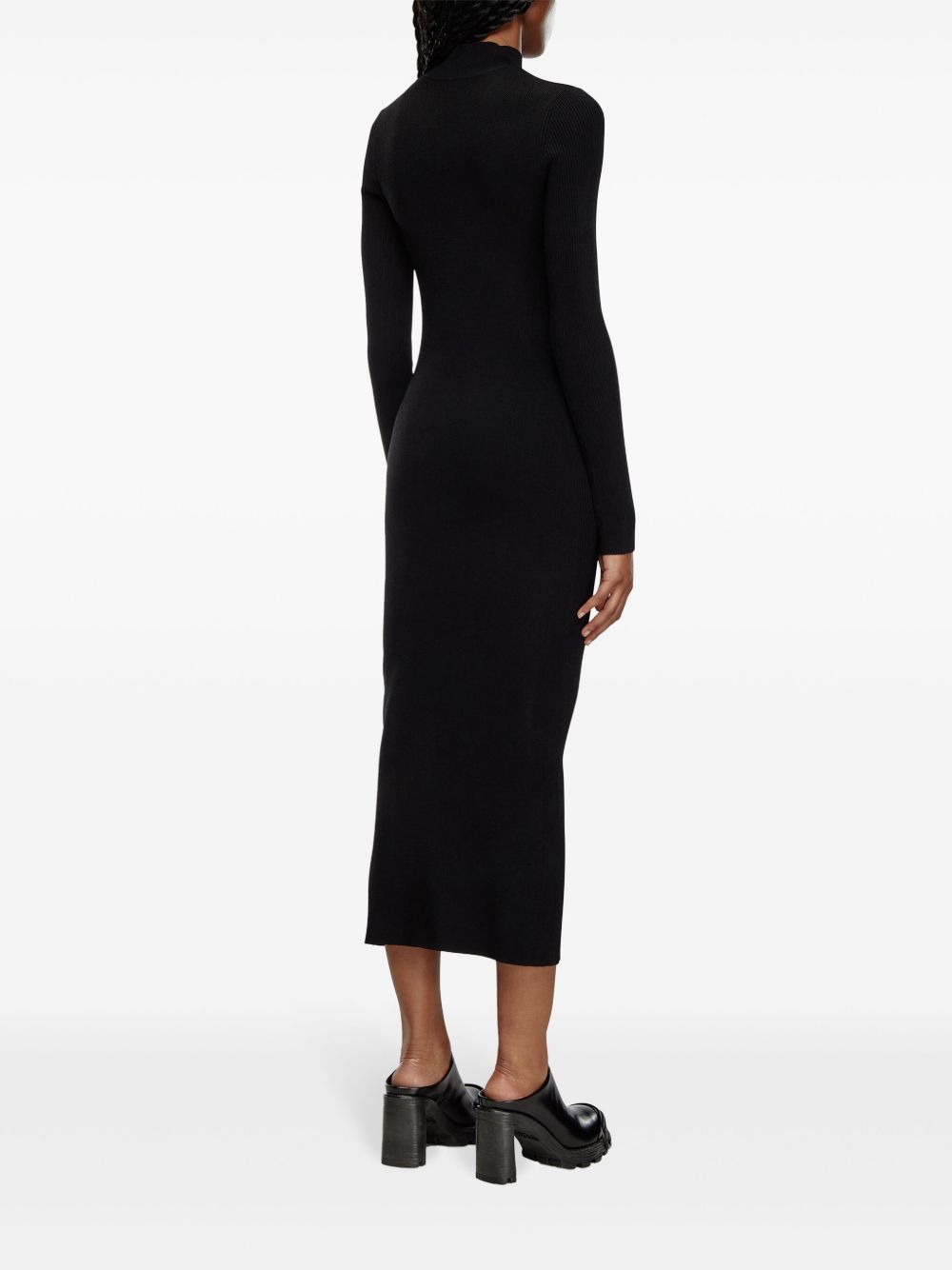 Abito a maniche lunghe con logo m-onervax in nero Diesel - donna 