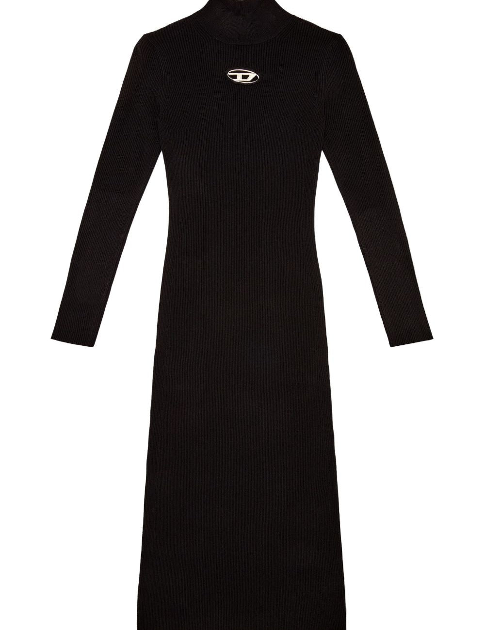 Abito a maniche lunghe con logo m-onervax in nero Diesel - donna 
