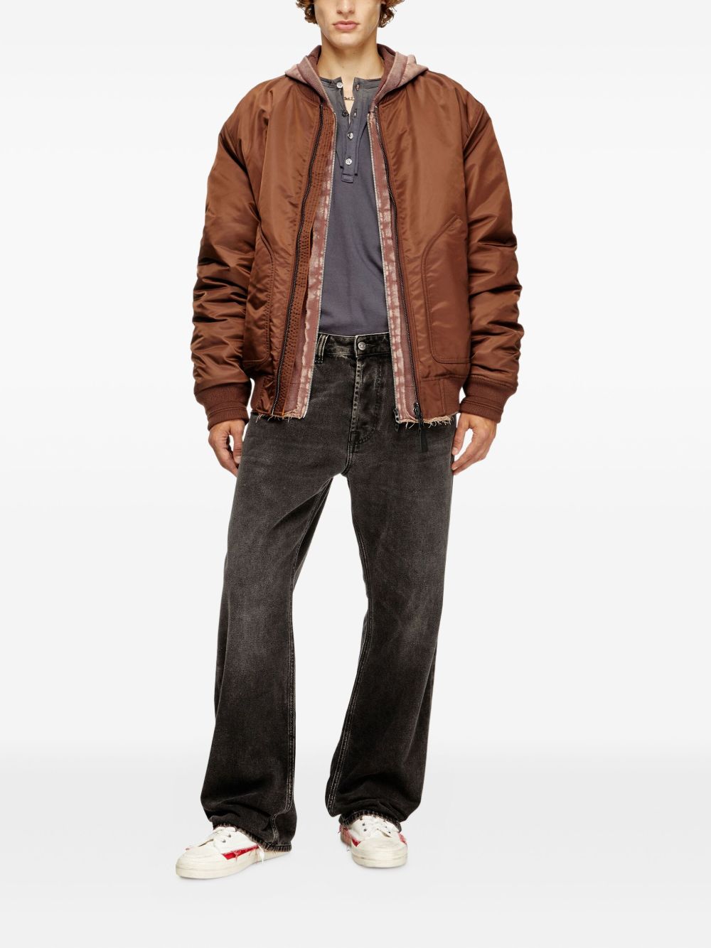 Bomber J-Held in marrone Diesel - uomo 