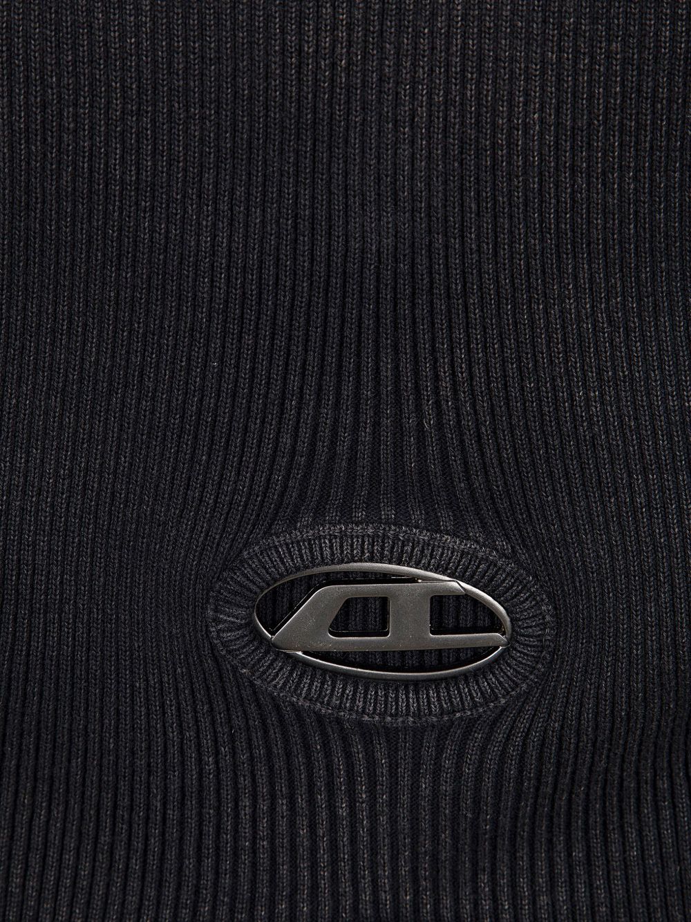 Top a coste in nero Diesel - donna 