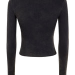 Top a coste in nero Diesel - donna 