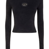 Top a coste in nero Diesel - donna 