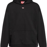 Felpa s-boxt-hood-d in nero Diesel - uomo 
