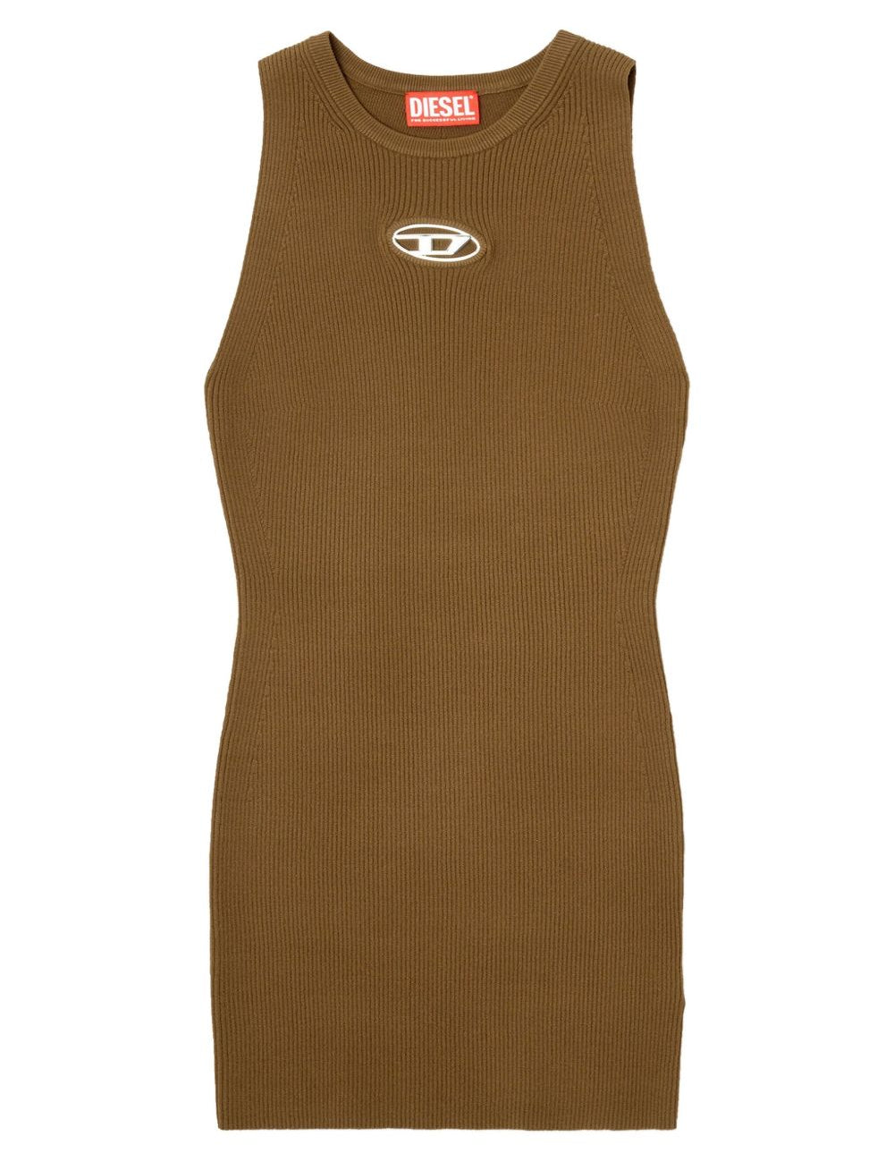 Abito M-Onervax con collo alto  in marrone Diesel - donna 