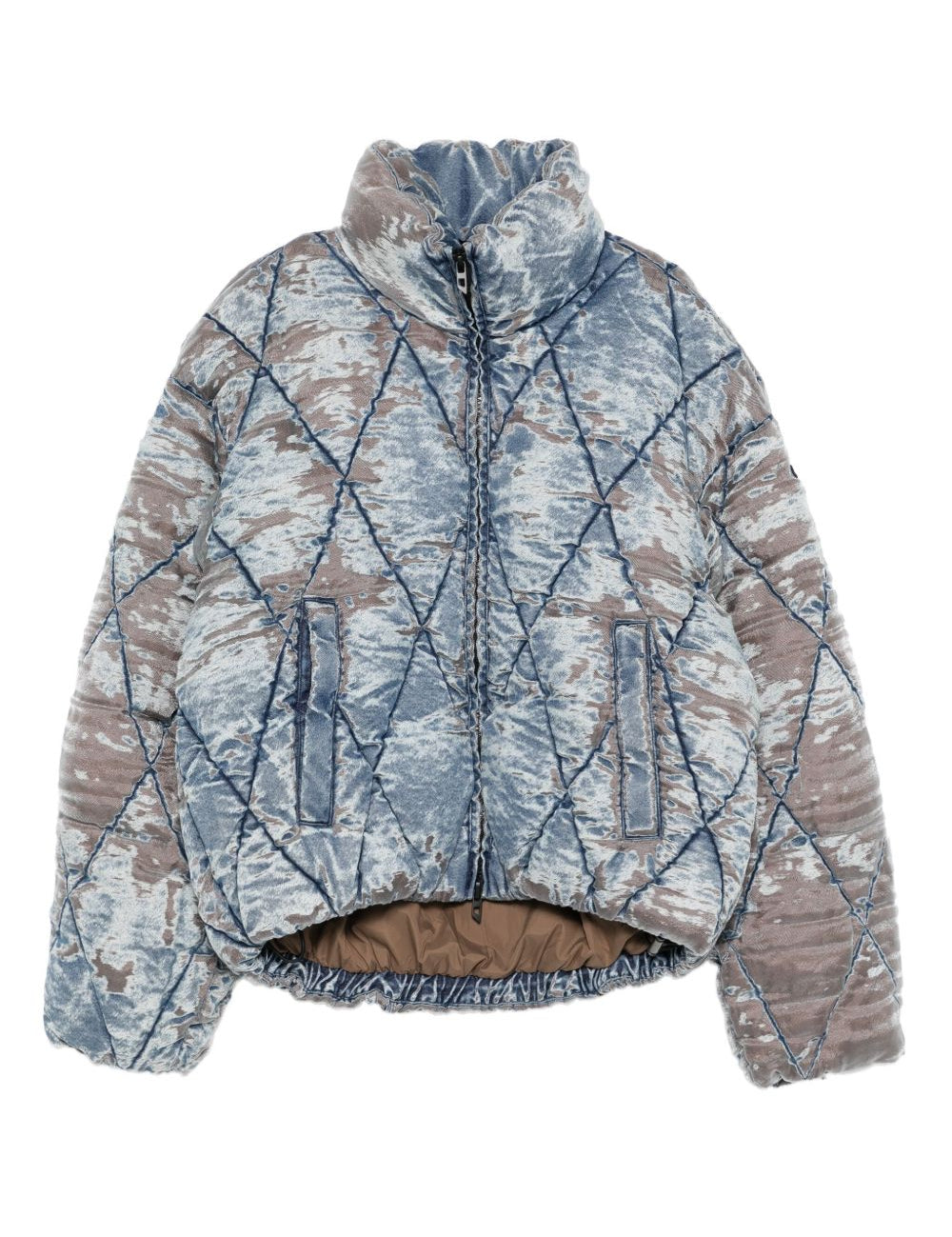 Giacca denim con effetto schiarito in blu Diesel - uomo 
