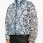 Giacca denim con effetto schiarito in blu Diesel - uomo 