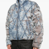 Giacca denim con effetto schiarito in blu Diesel - uomo 