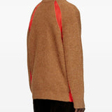 Maglione a coste in marrone Diesel - uomo 